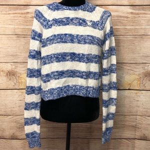 Abercrombie & Fitch Striped Cropped Sweater